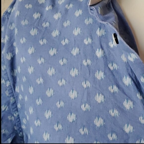 Armani Exchange A | X light blue slim fit button up top - Picture 2 of 14